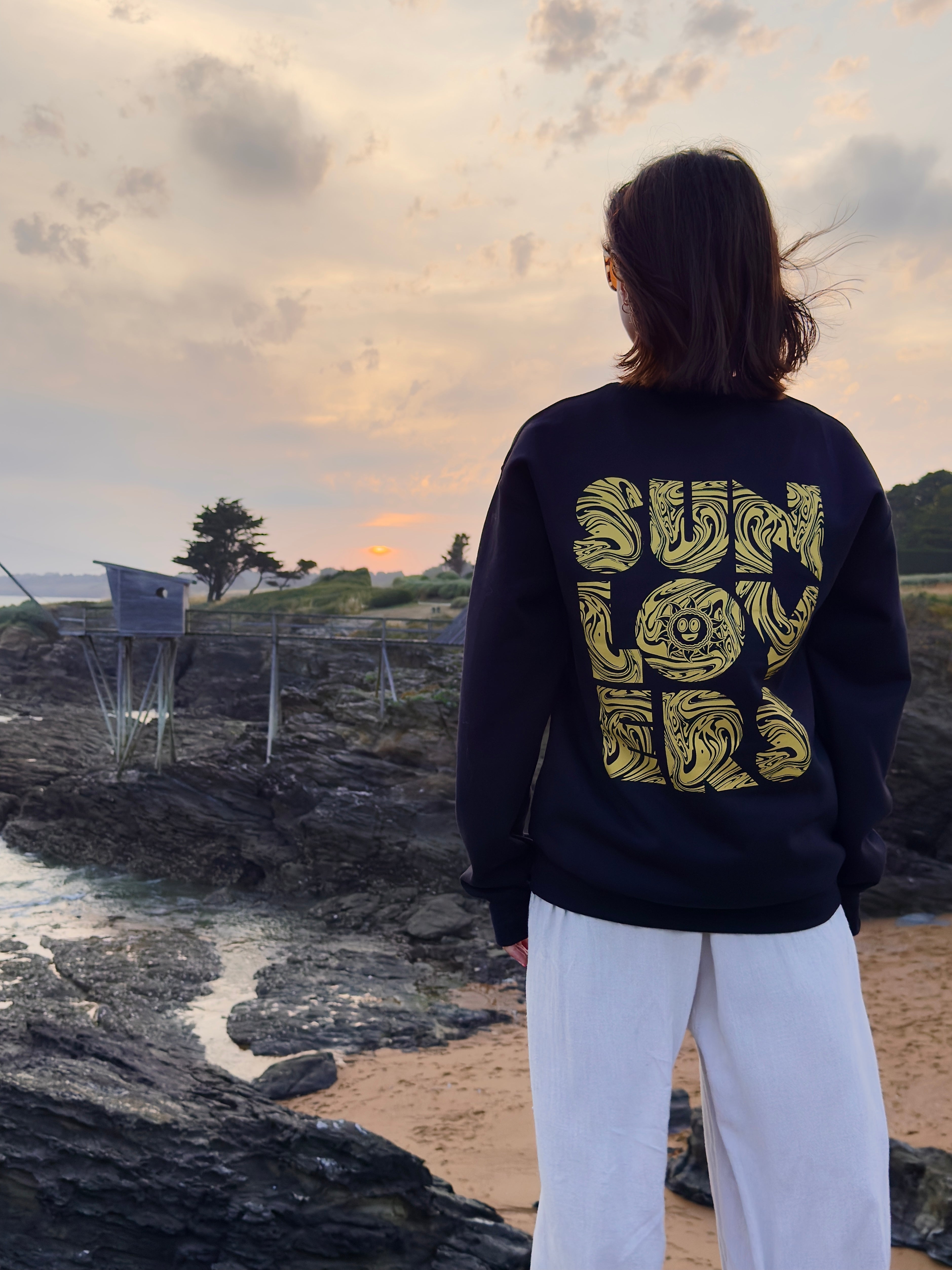 Pull crewneck solstice