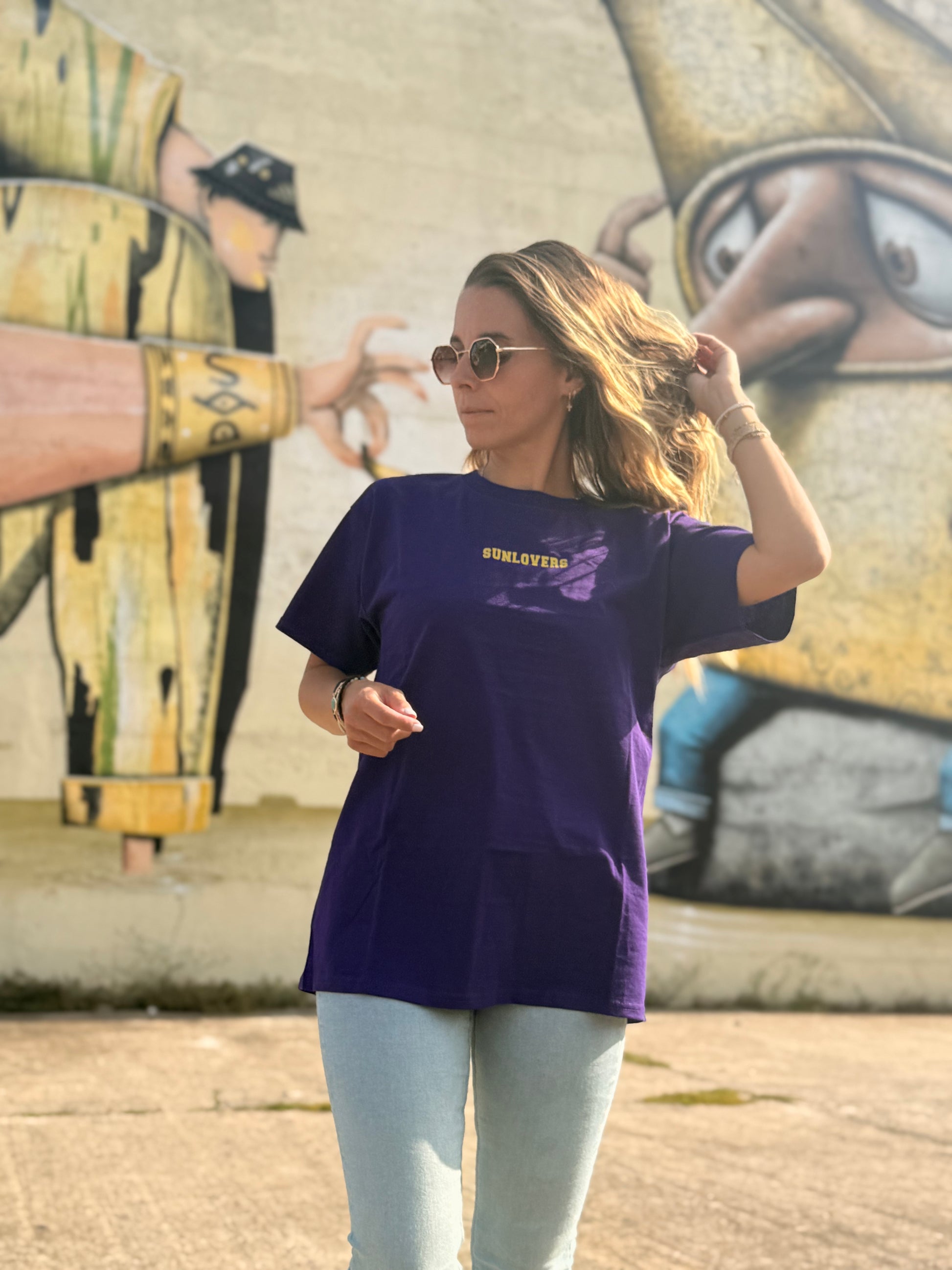 T-shirt Sunlovers Back2school Violet